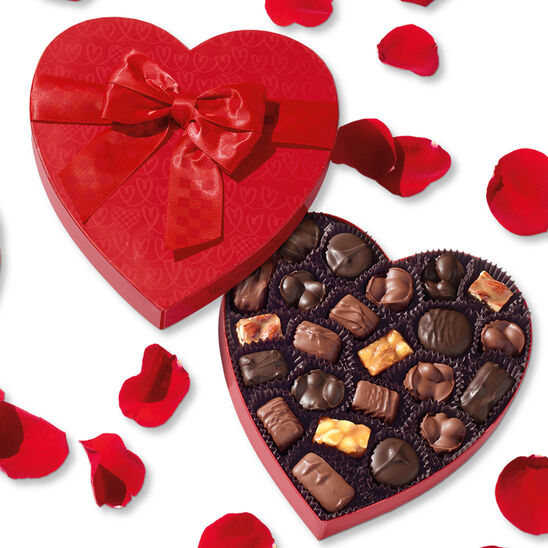 Classic Red Heart - Nuts & Chews