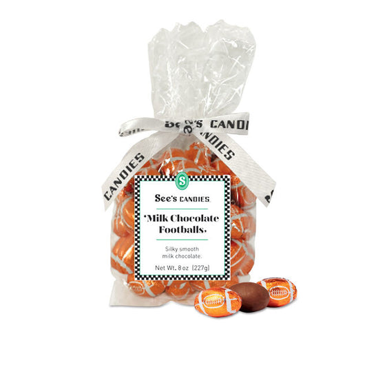 Milk Chocolate Footballs