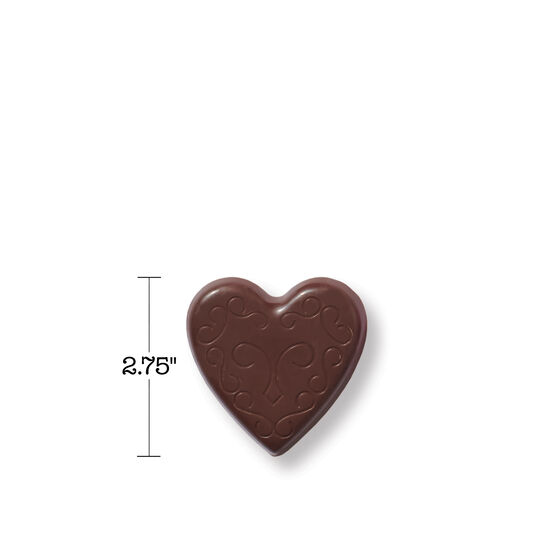 Dark Chocolate Hearts (Pack of 6)