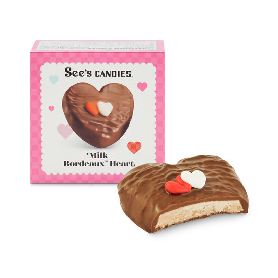 Milk BordeauxTM Heart