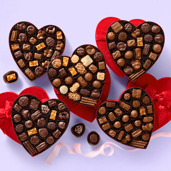 Classic Red Heart - Dark Chocolates