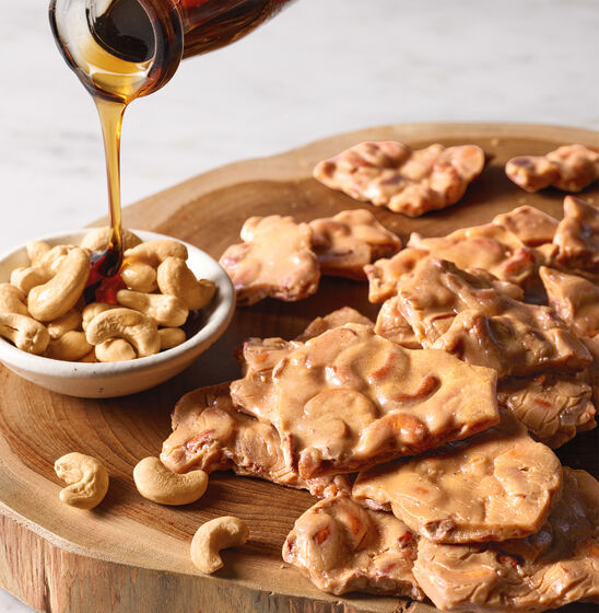 Maple Cashew Brittle